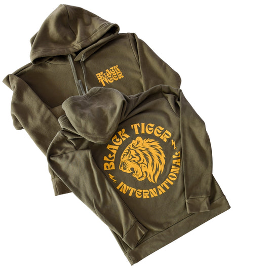 Attack Tiger Logo Hoodie OG Green