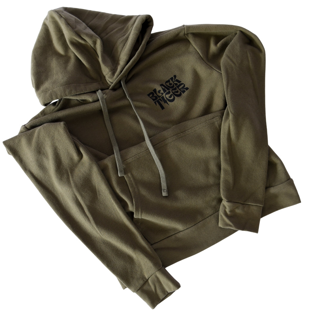 Attack Tiger Logo Hoodie OG Green