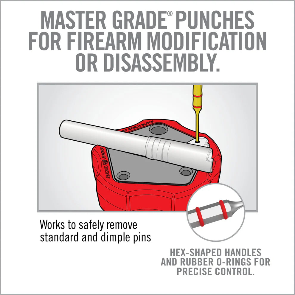Accu-Punch® 11-Piece Standard Brass & Steel Pin Punch Set