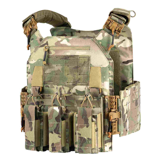 Votagoo 601 Laser Cut Molle Vest Adjustable Plate Carrier Tactical Military Vest