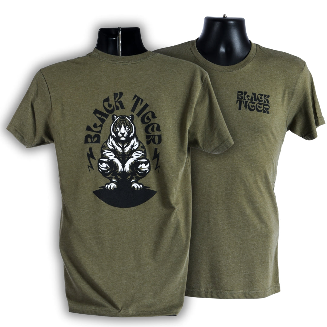 Black Tiger Logo Tee Shirt
