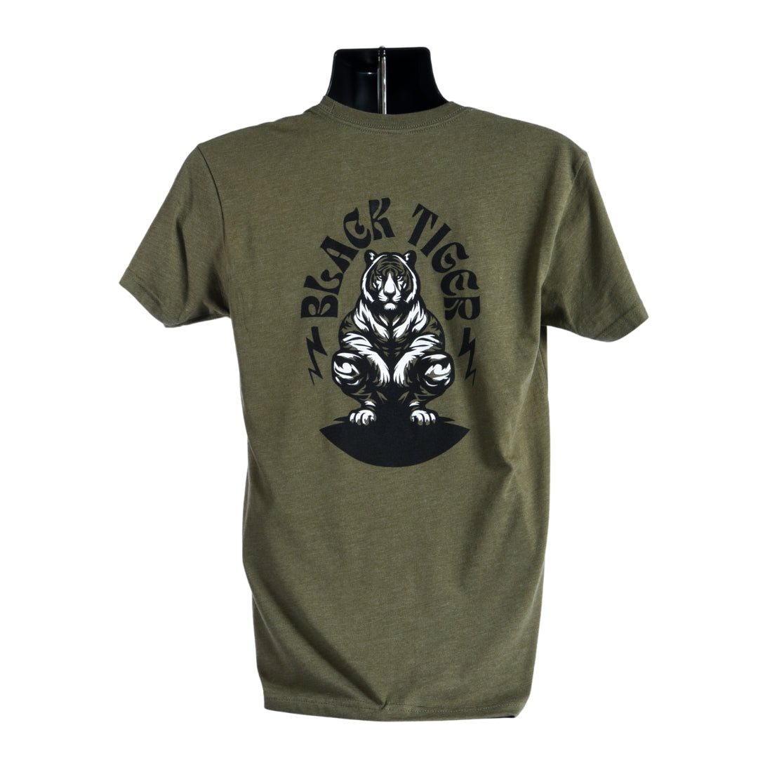 Black Tiger Logo Tee Shirt