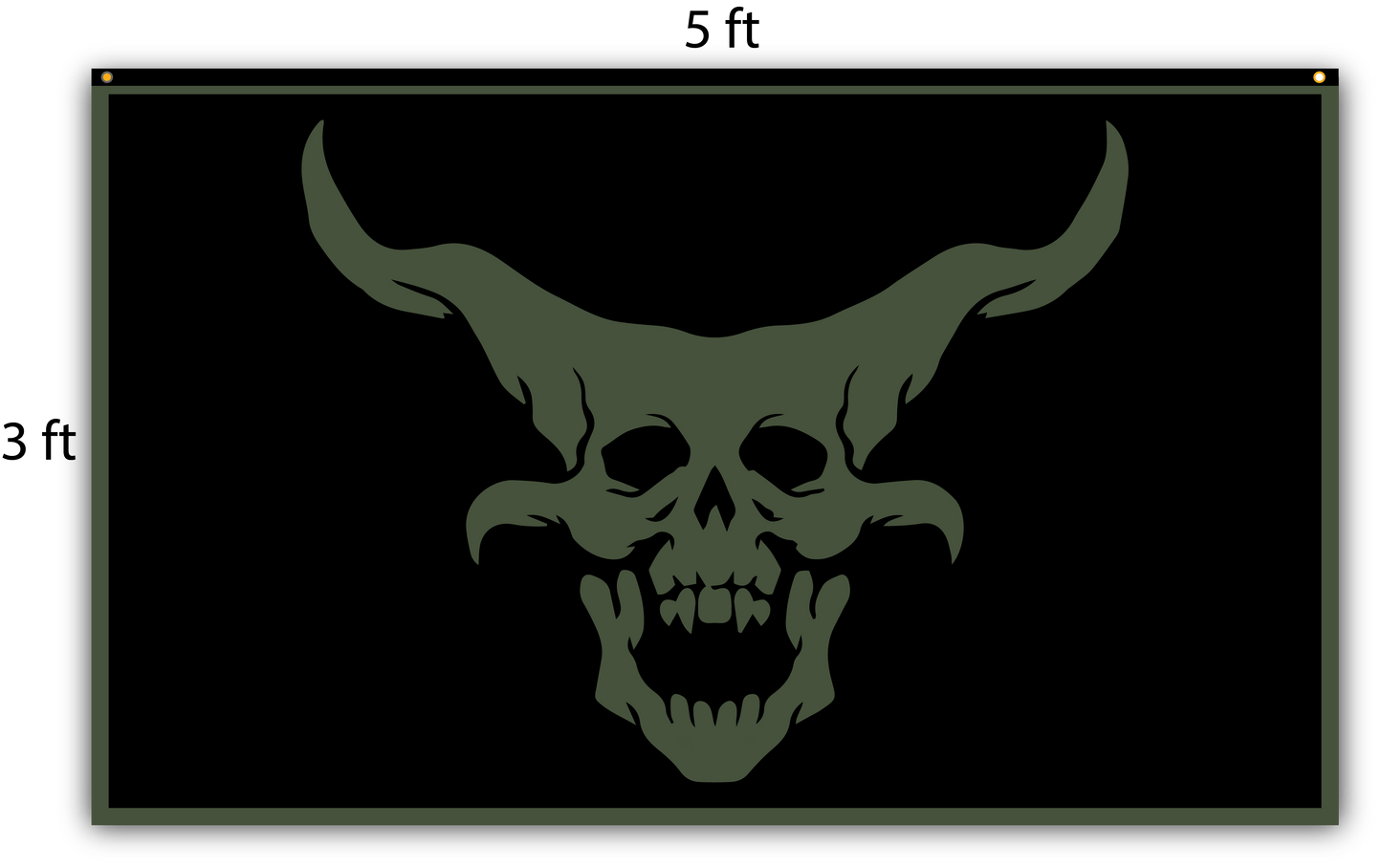 OG Demon Head Flag