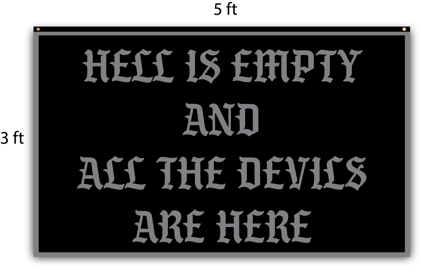 Hell is Empty Flag