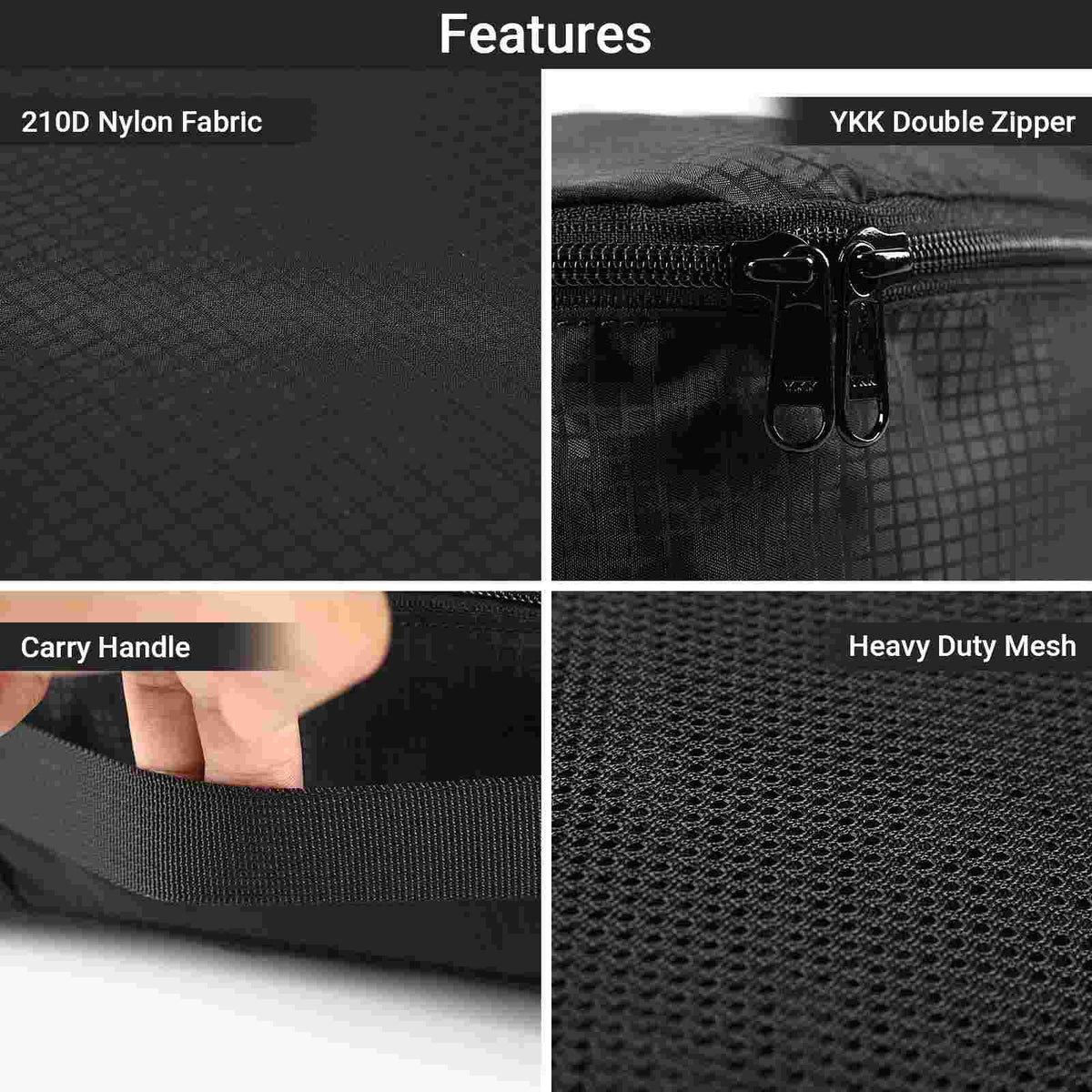Votagoo Tactical Packing Cubes 6 Packs Lightweight Luggage Set Packing