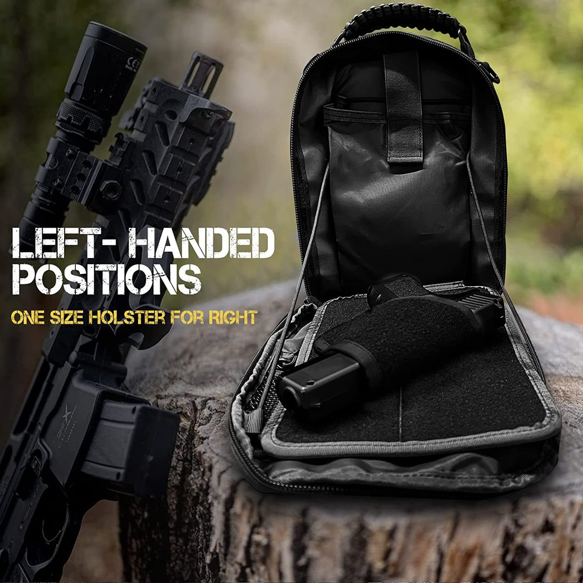 Concealed Carry Tactical Sling Bag For Range And Travel