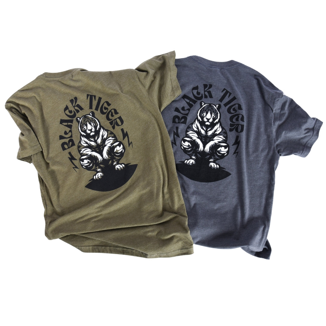 Black Tiger Logo Tee Shirt