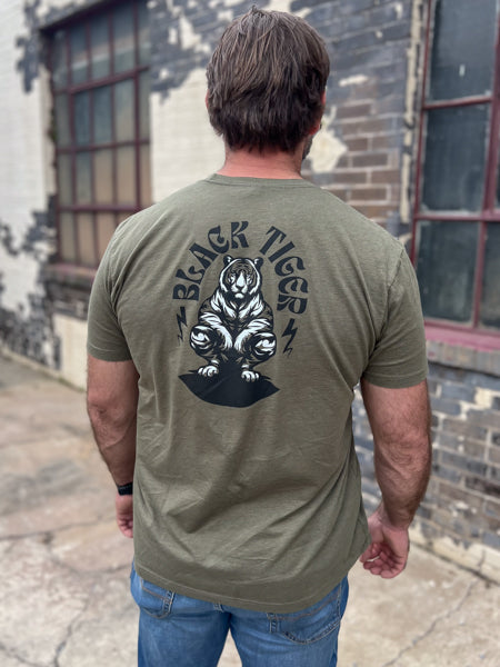 Black Tiger Logo Tee Shirt