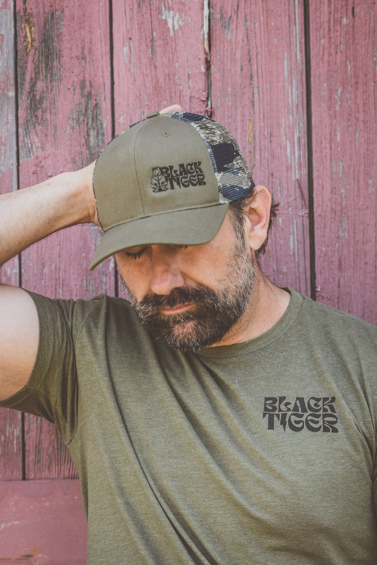 Black Tiger Tiger Stripe Hat