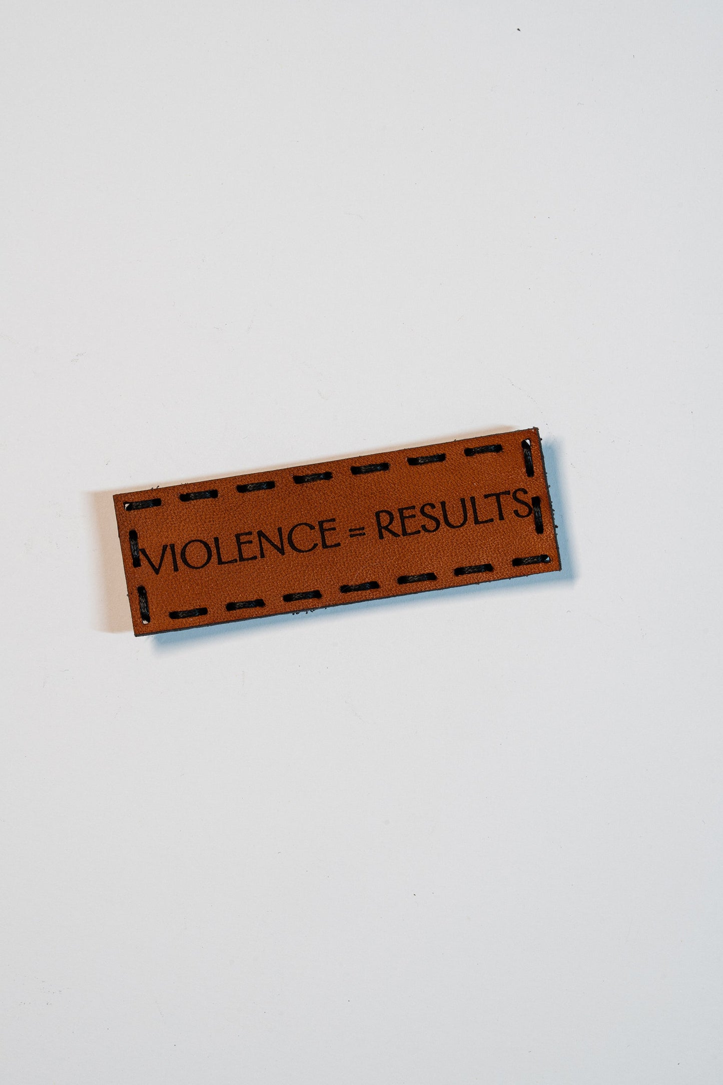 Violence=Results Leather Patch
