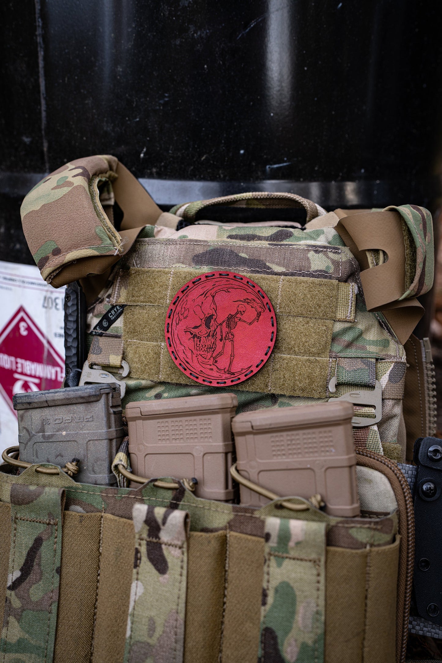 Through the Darkness Leather Patch