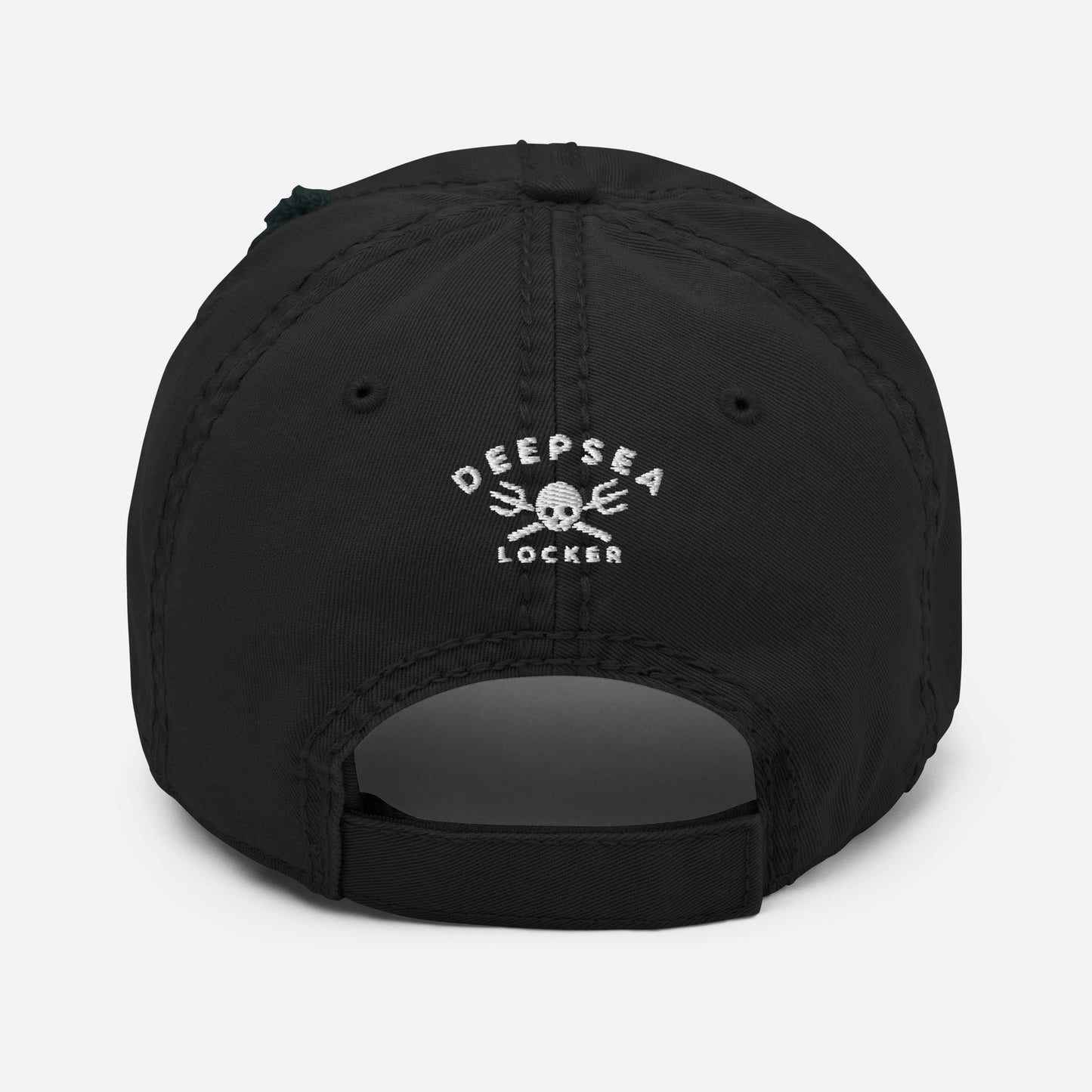 Gorra de papá con calavera desgastada DEEPSEA