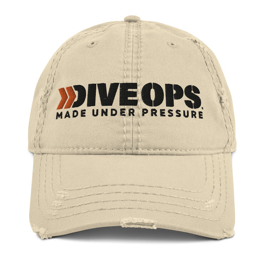 DIVE OPS™ / Distressed Dad Hat