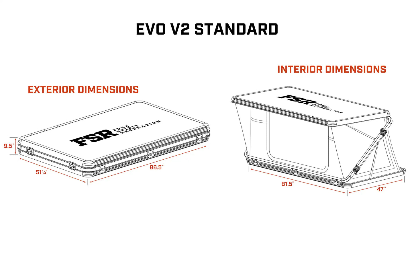Evolution V2 Standard - Rooftop Tent