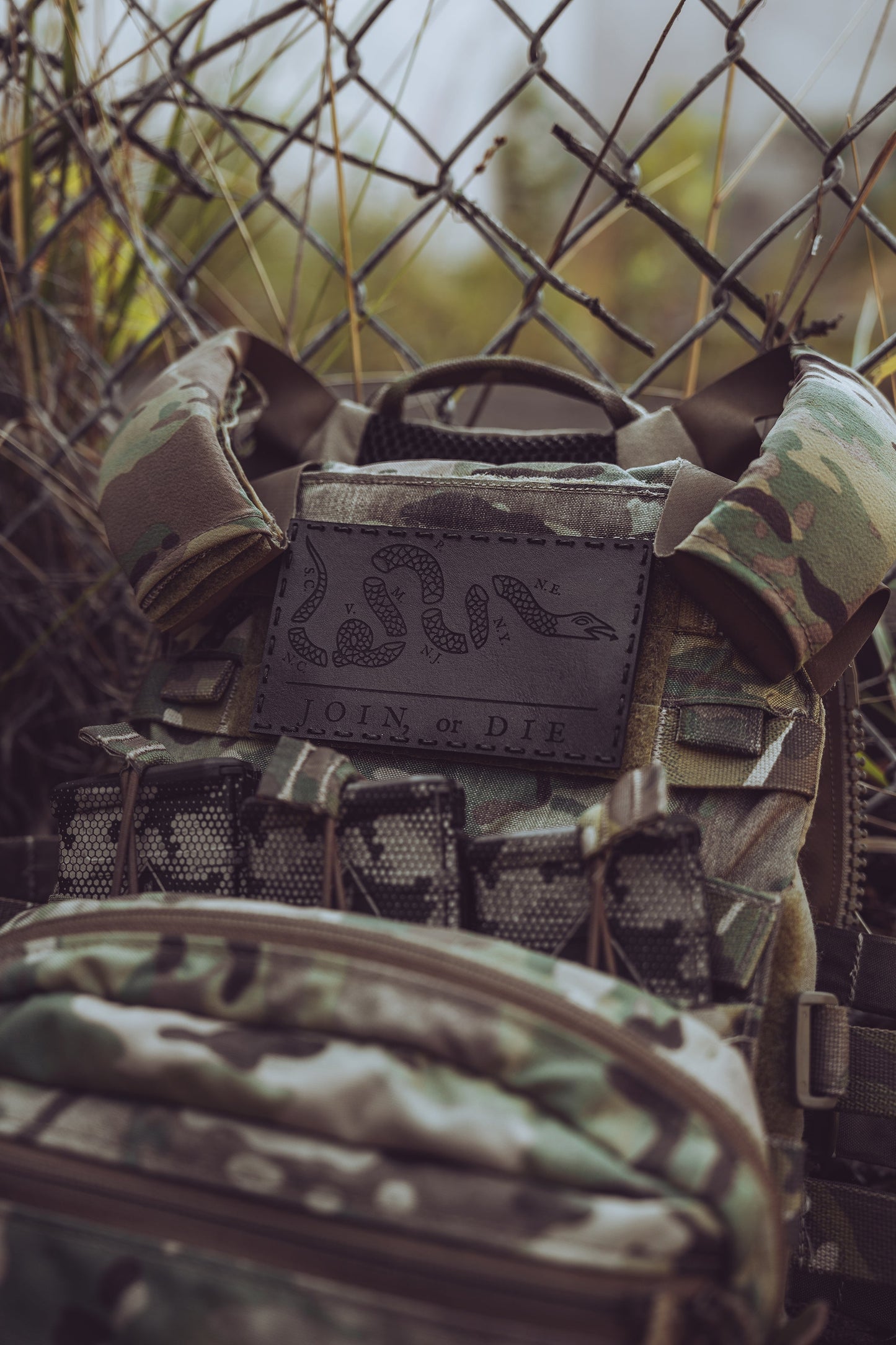 Join or Die Leather Patch