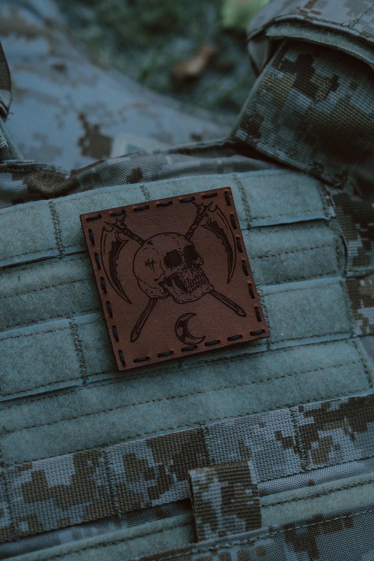 Midnight Reaper Leather Patch