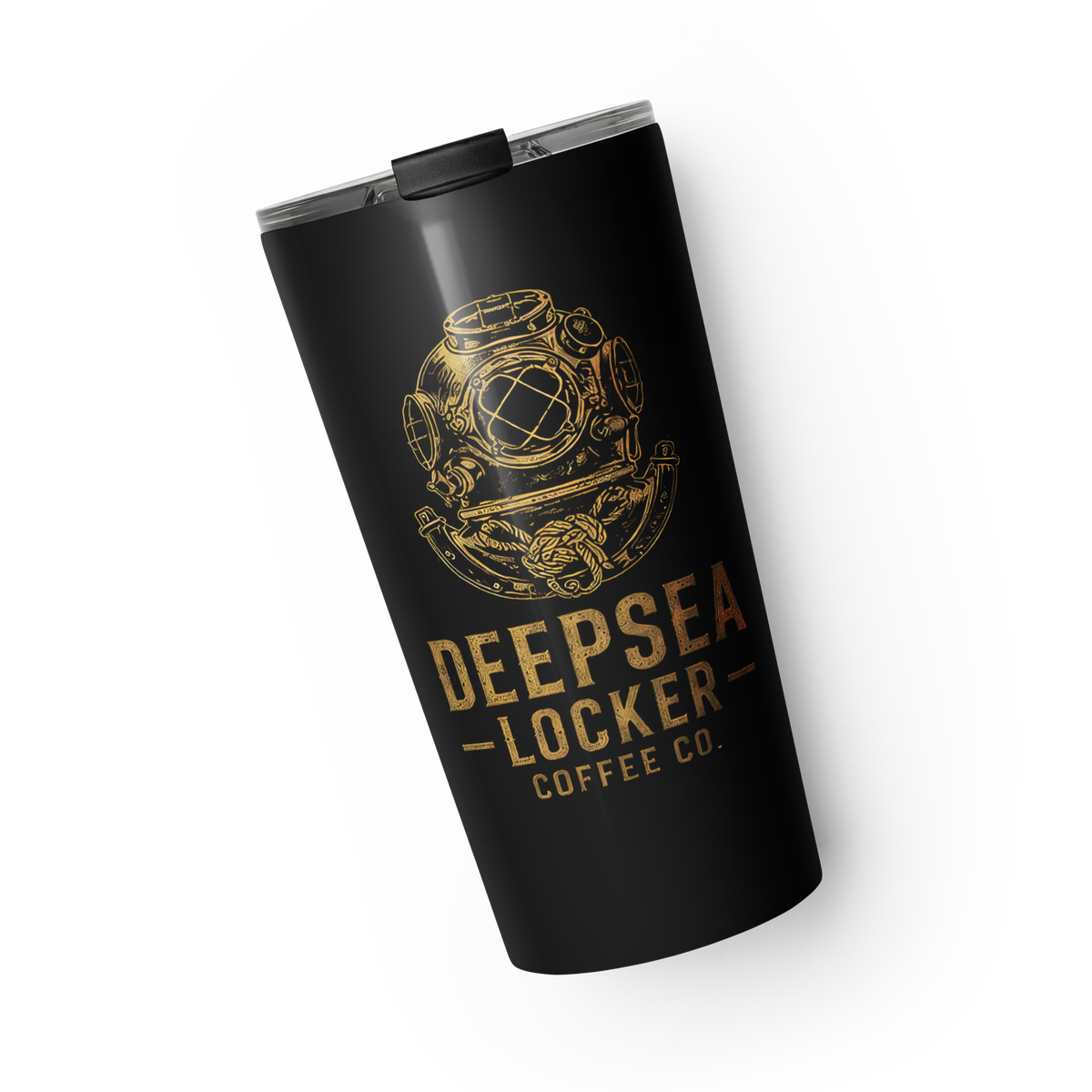 DEEPSEA LOCKER COFFEE Co. Tapered Stainless Steel Tumbler