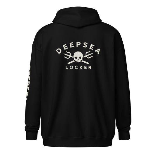 DEEPSEA Skull Trident Unisex heavy blend zip hoodie