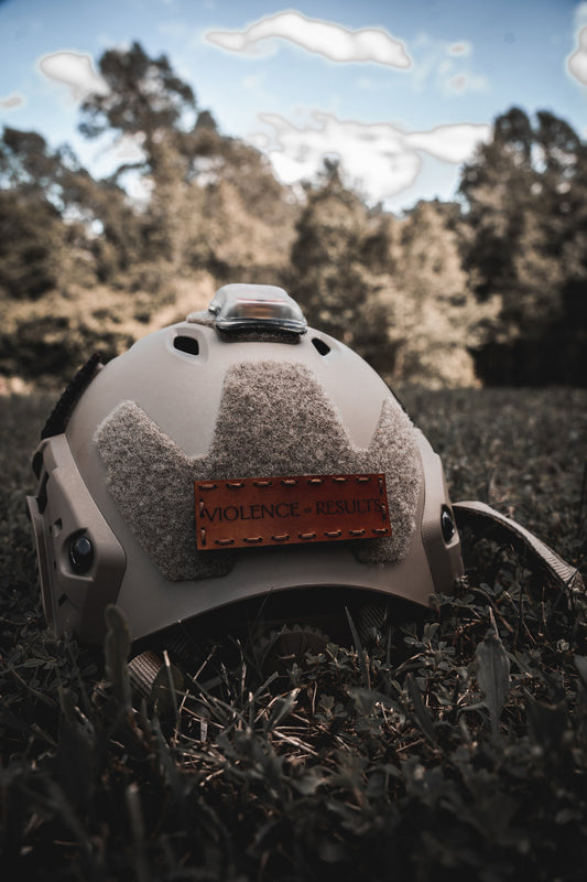 Violence=Results Leather Patch