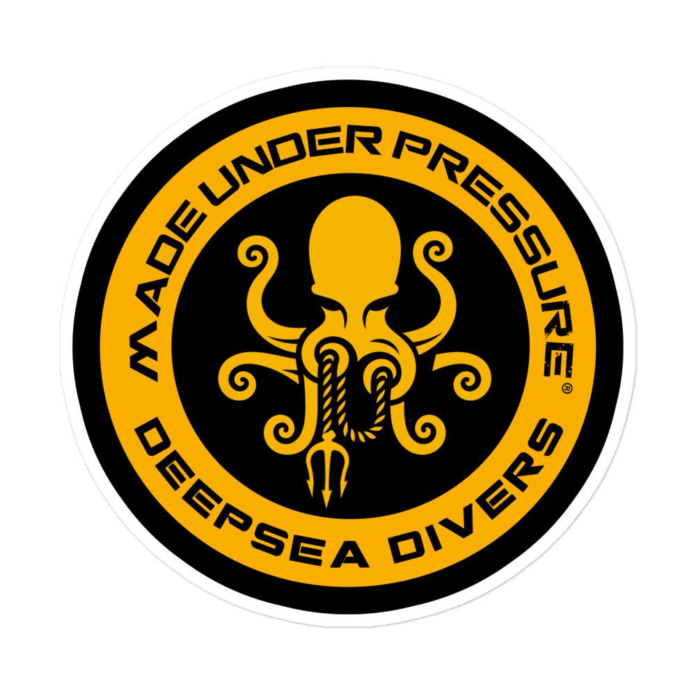 DeepSea / Diver Yellow Jacket stickers