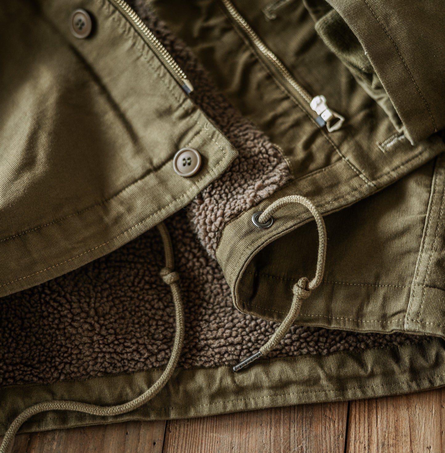 Sherpa Lined Deck Jacket