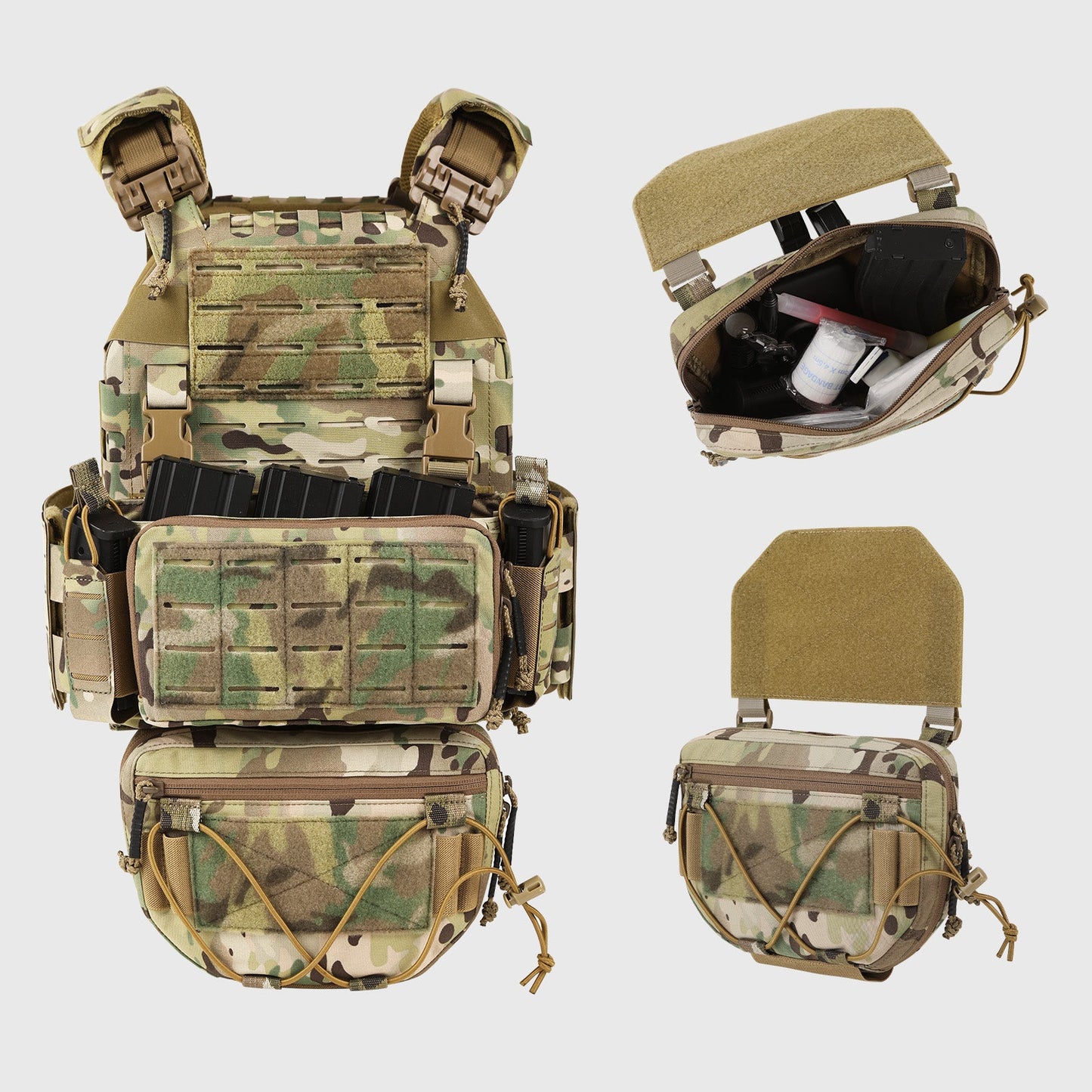 [NEW] VOTAGOO 037 Adjustable Tactical Vest with Admin Drop Pouch