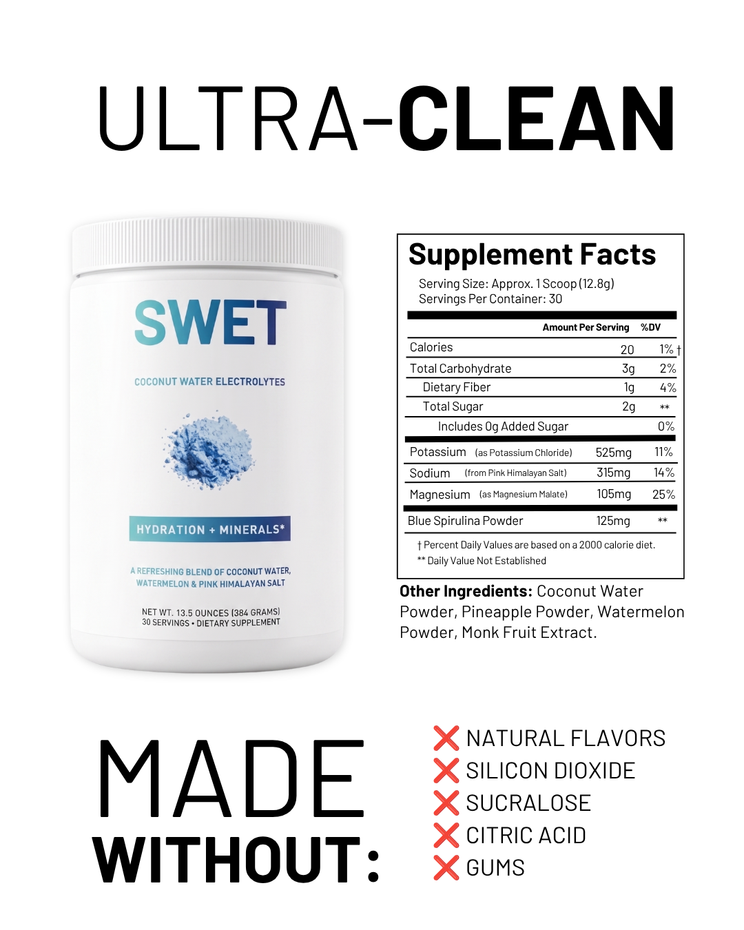 Swet Coconut Water Electrolytes | Coconut Watermelon