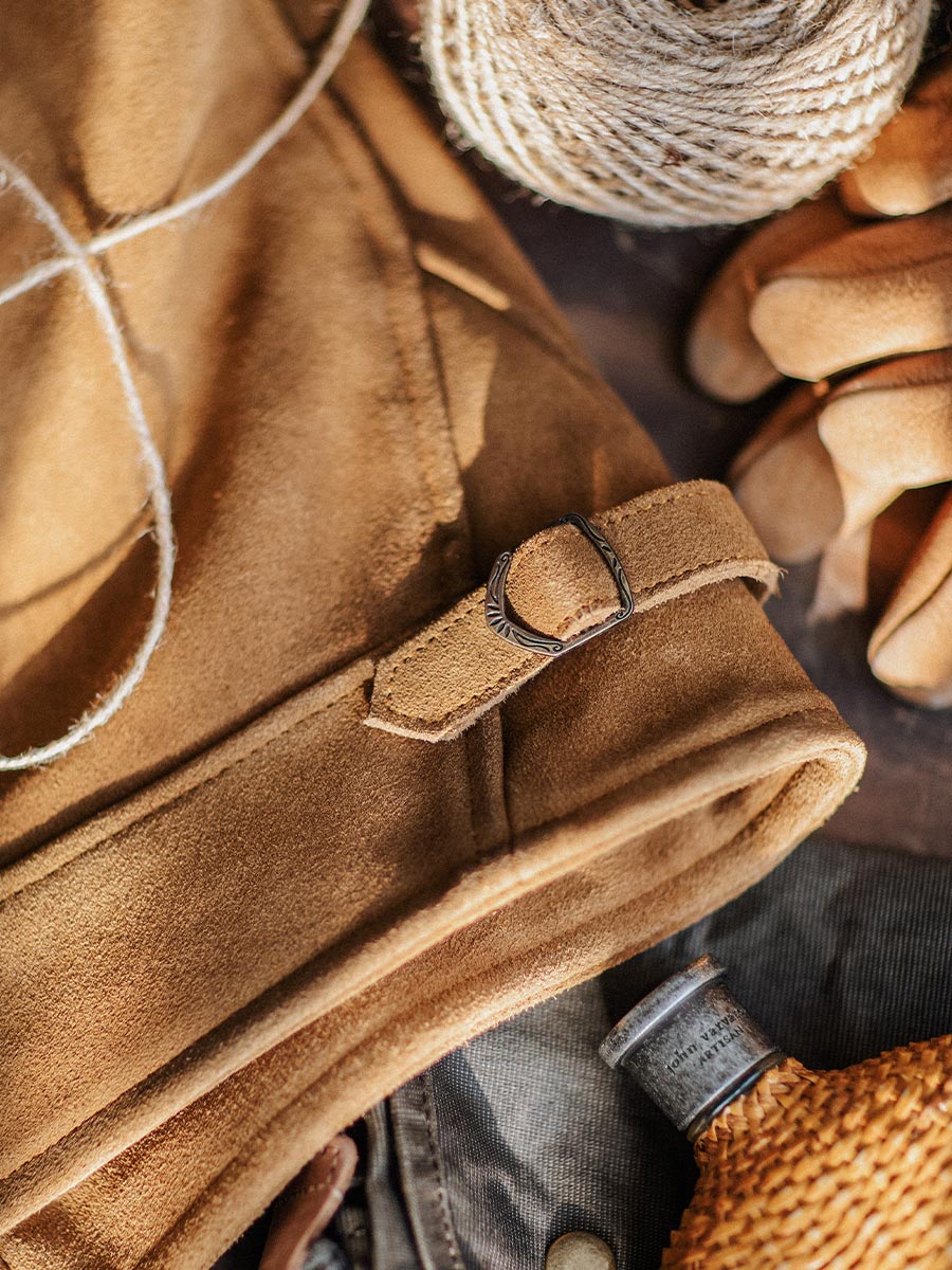 Classic Silhouette Leather Trucker Jacket