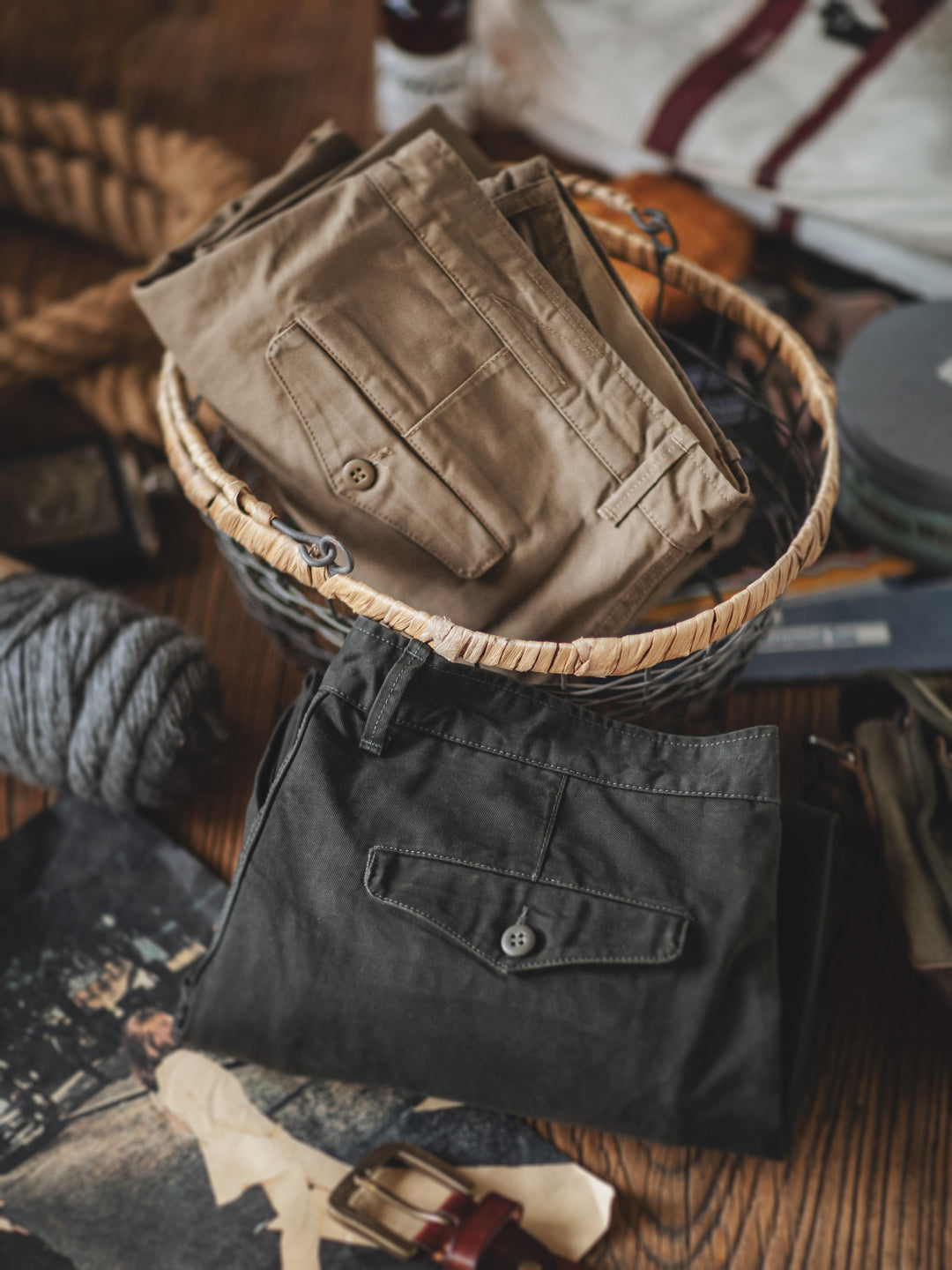 Washed Chino Officer’s Pant