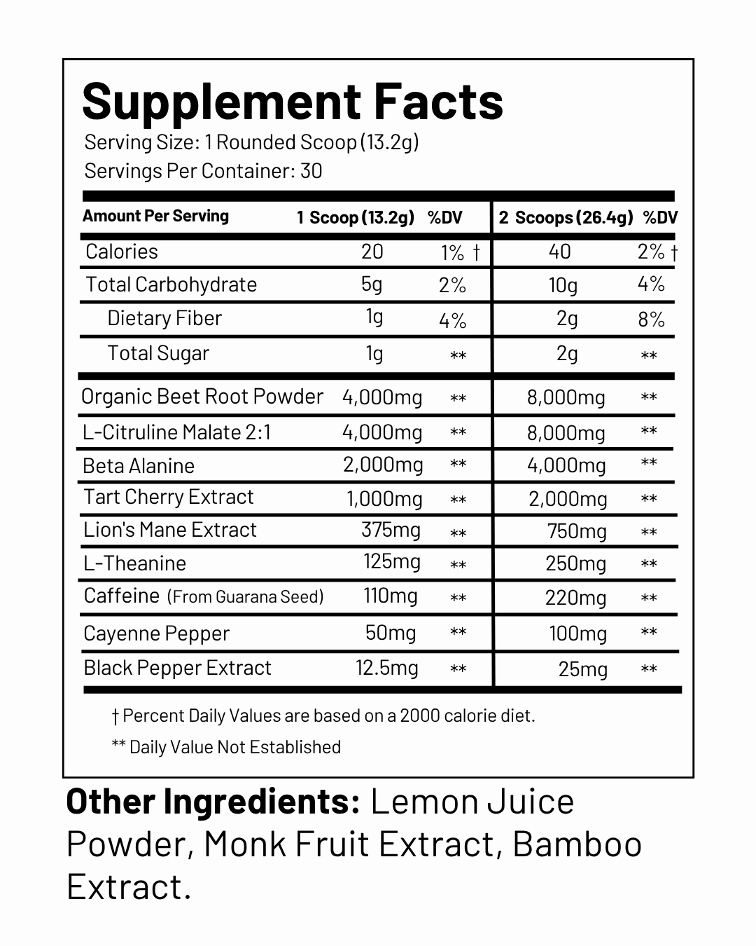 Blud® Beetroot Pre-Workout | Beet Cherry Lemon