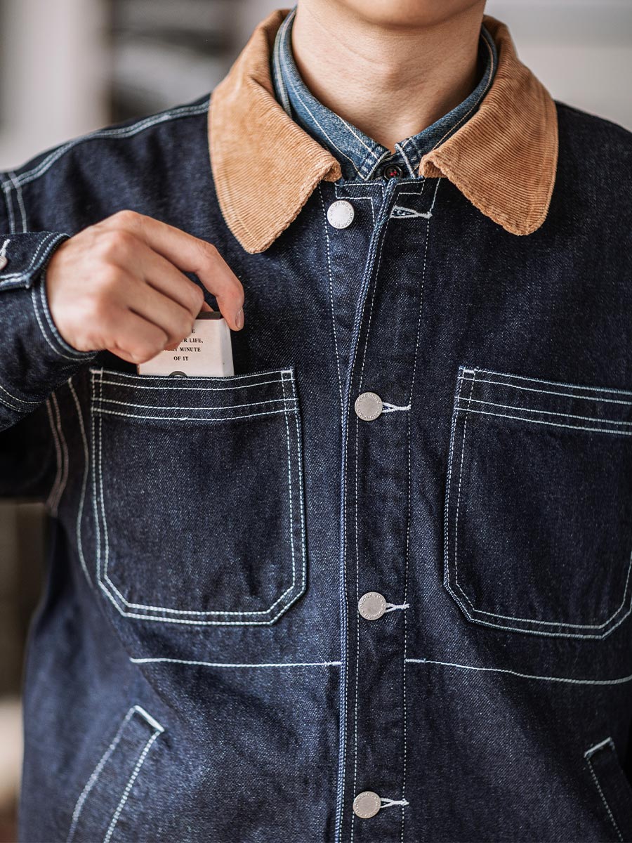 DENIM CHORE COAT