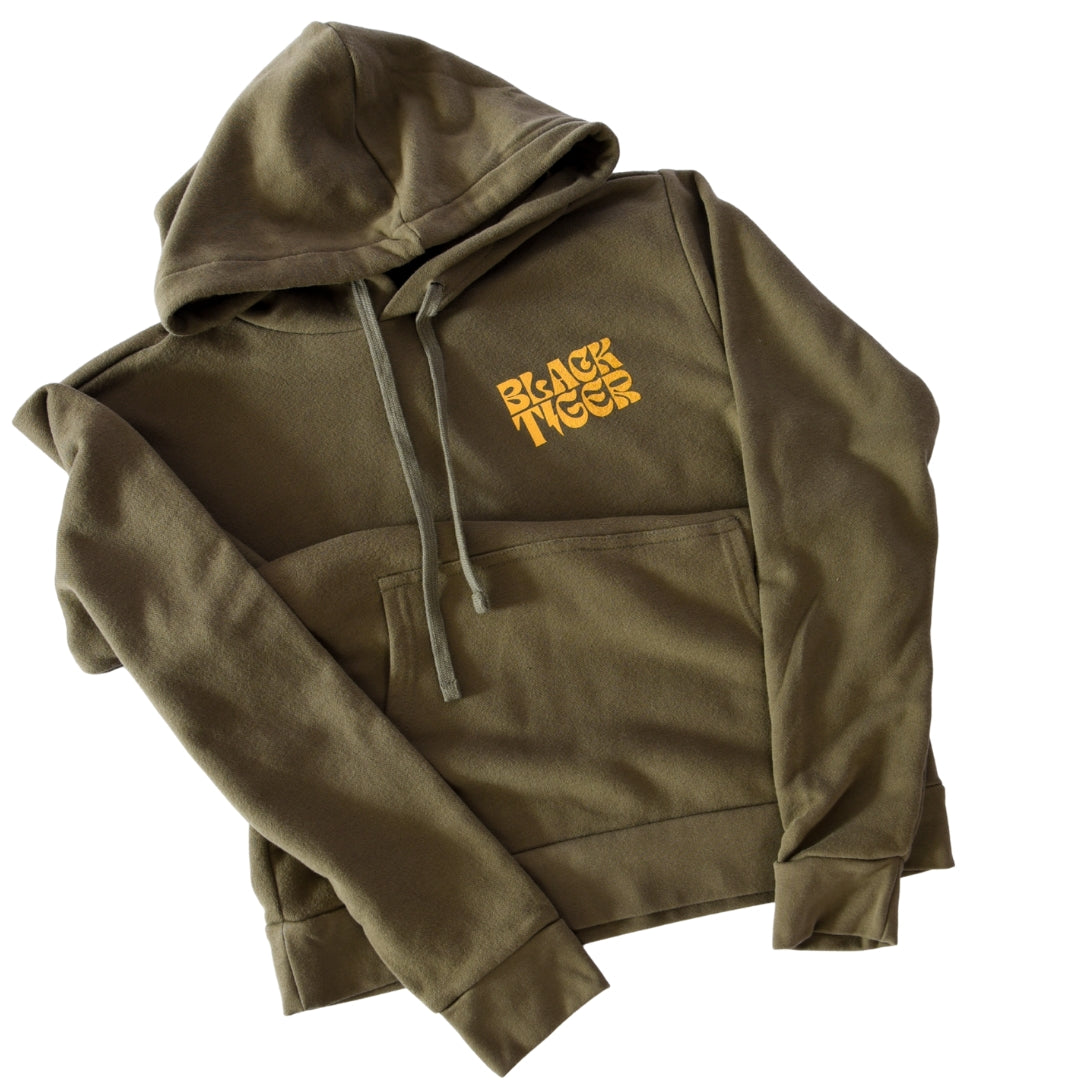 Attack Tiger Logo Hoodie OG Green