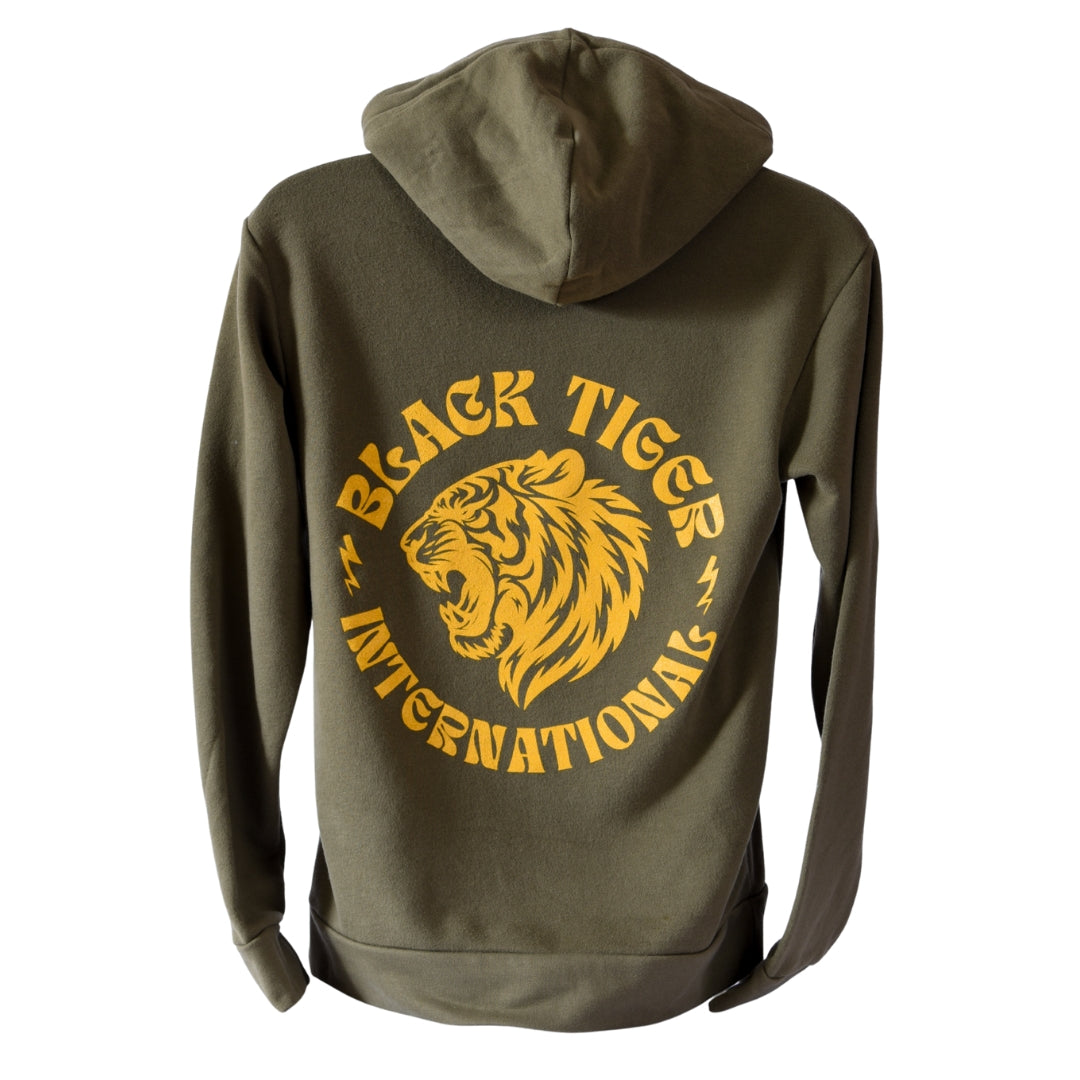 Attack Tiger Logo Hoodie OG Green