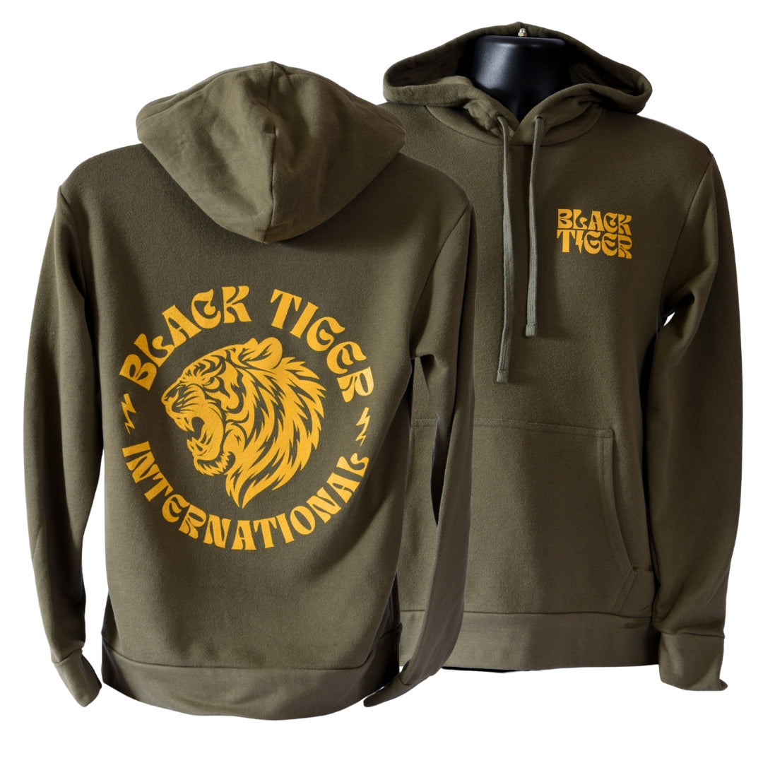 Attack Tiger Logo Hoodie OG Green