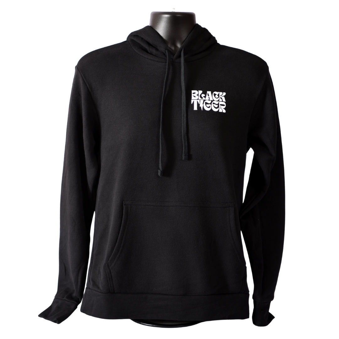 Attack Tiger Logo Hoodie Black