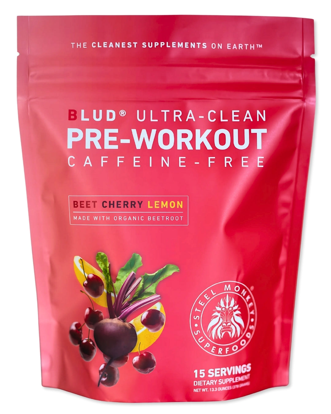 Blud® Caffeine-Free Superfood Pre-Workout