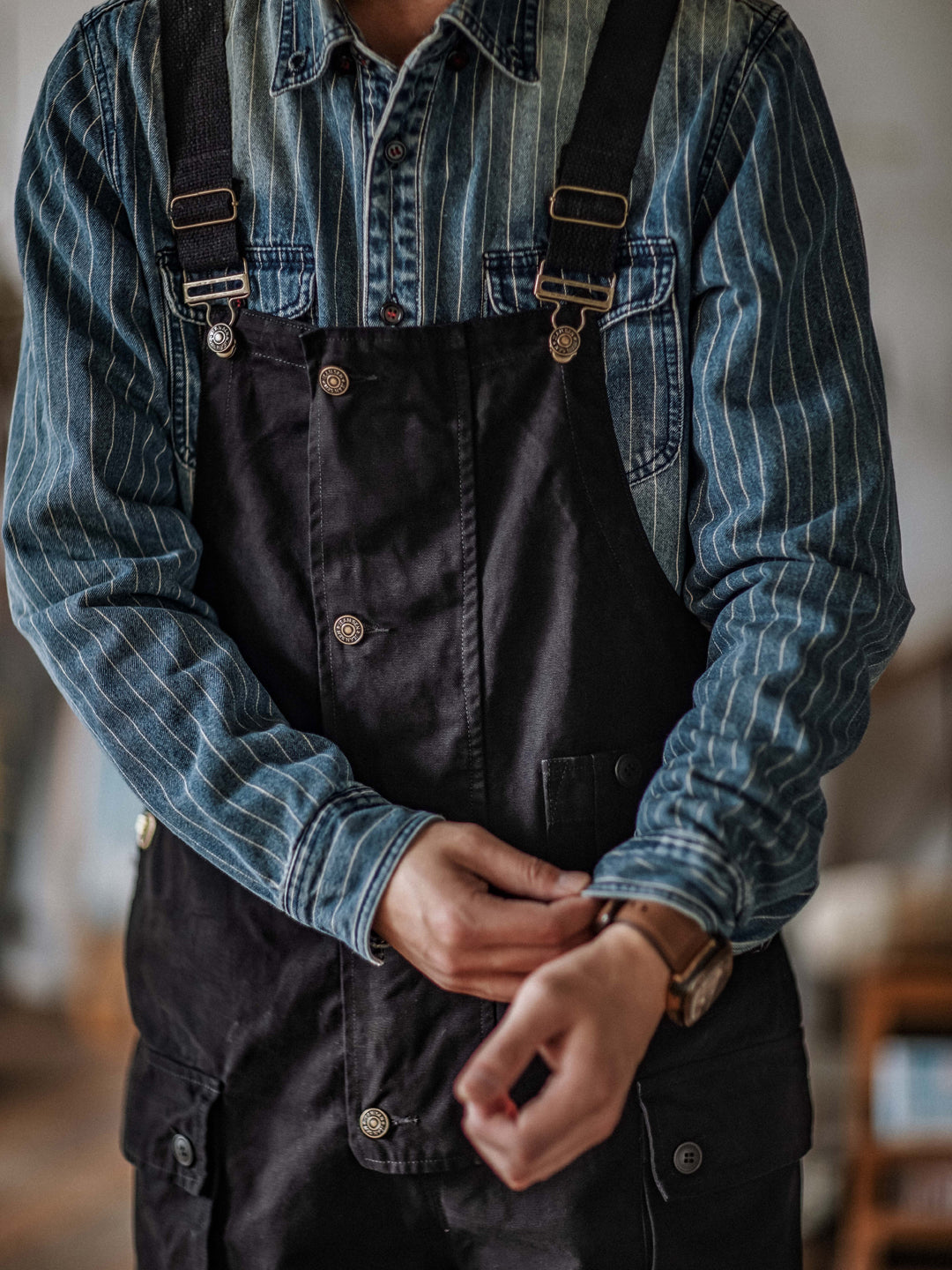 Pockets Dungaree Bibs Overall