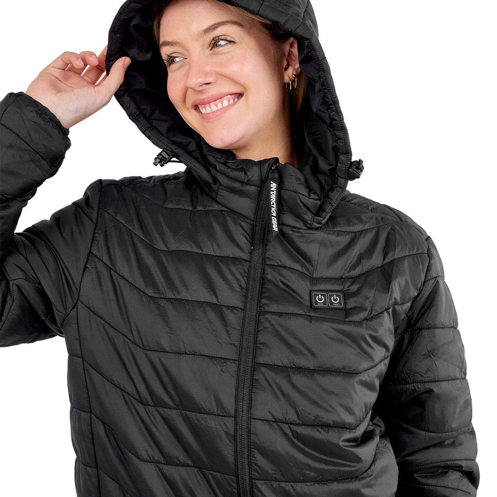 antarctica gear ANTARCTICA GEAR Lightweight Heating Jackets, Winter Coat For Women White Women / XS