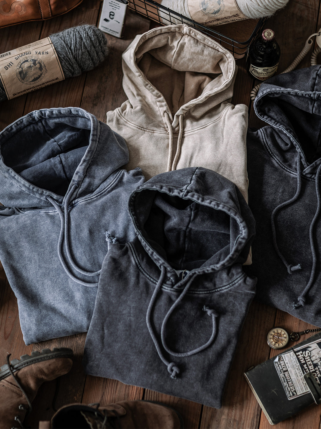 Retro Hooded Sweatshirt