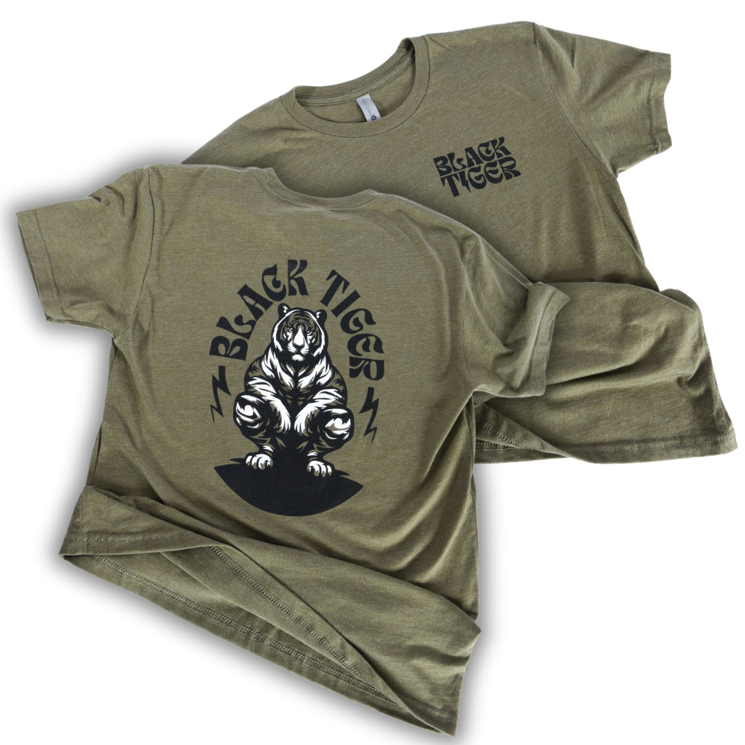 Black Tiger Logo Tee Shirt