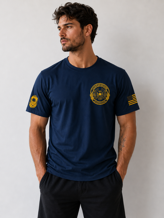 U.S. Navy Deep Sea Divers Crew T-Shirt – Blue