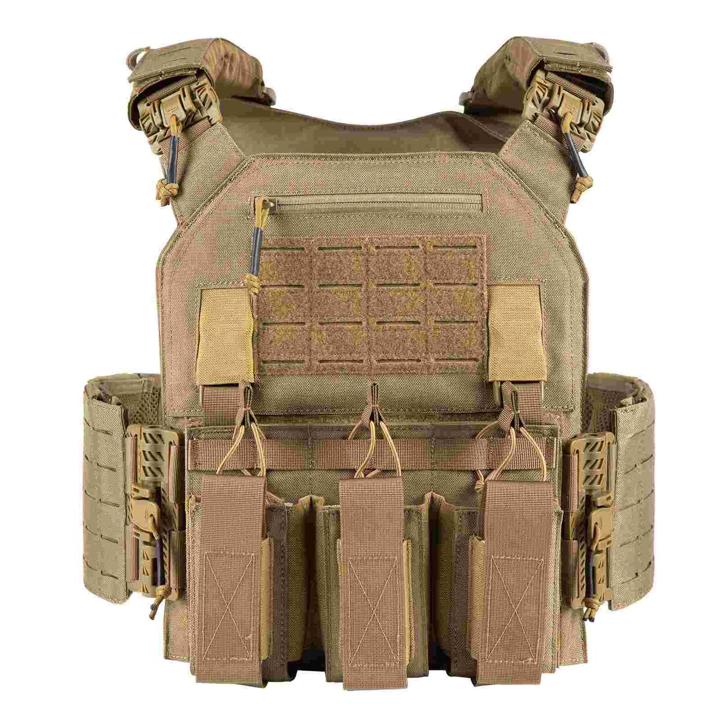 Votagoo 601 Laser Cut Molle Vest Adjustable Plate Carrier Tactical Military Vest