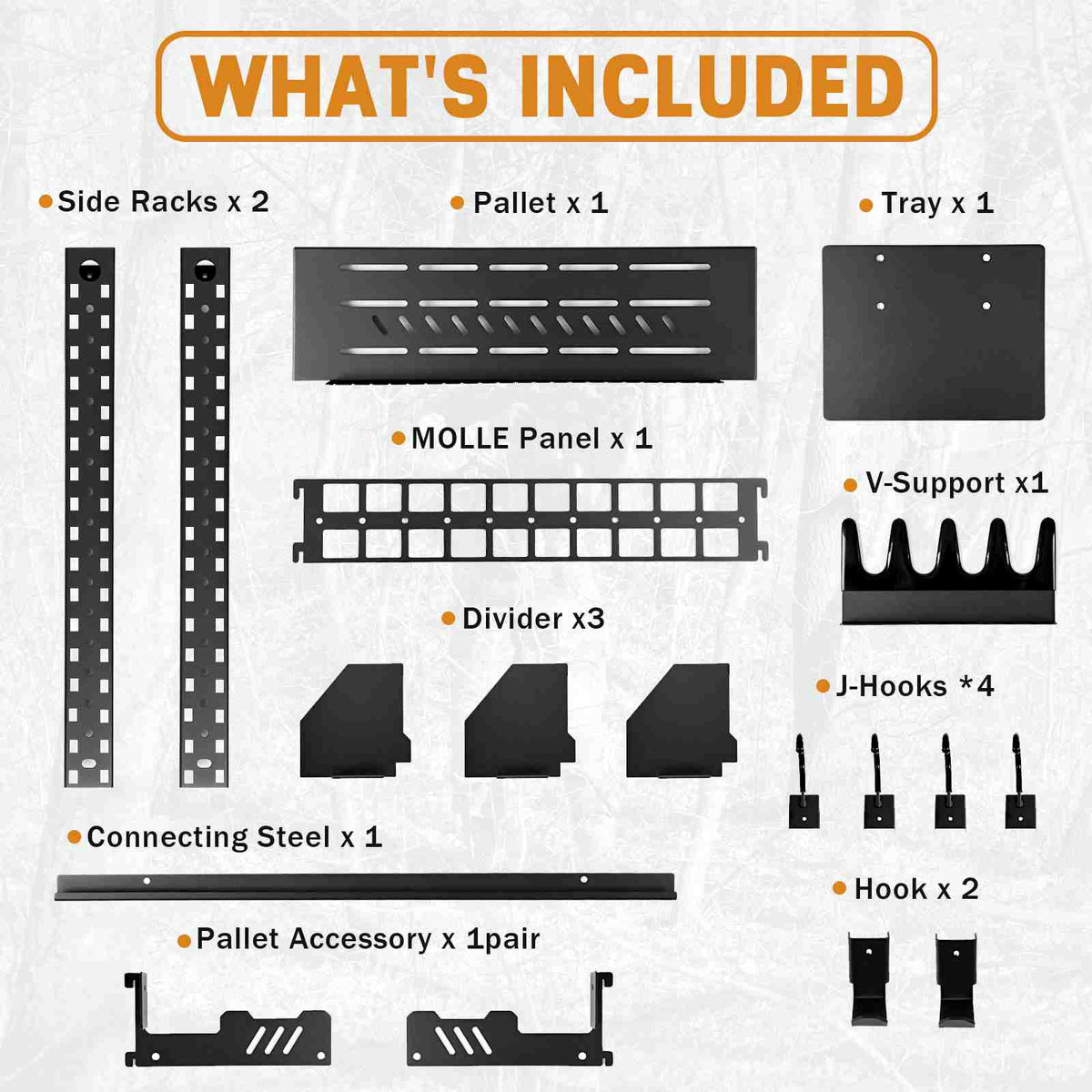 Votagoo Gun Rack for Wall, Indoor Gun Racks Wall Mount, Hang Up Gun Ra ...