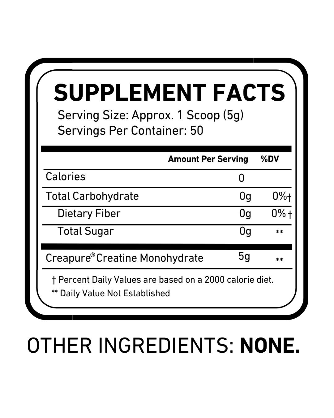 Pure Creatine Monohydrate Made With 100% Creapure®