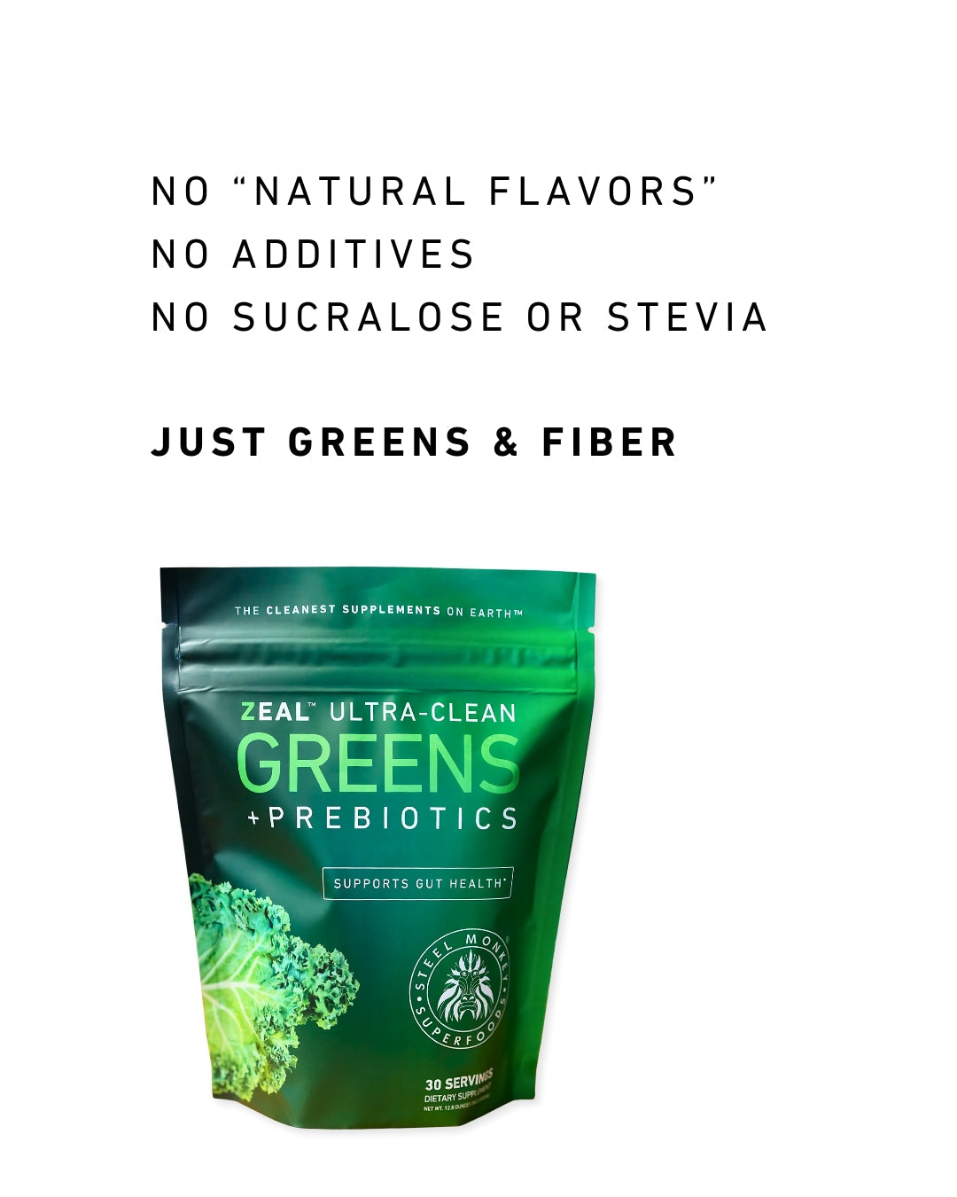 Zeal™ Ultra-Clean Superfood Greens + Prebiotics