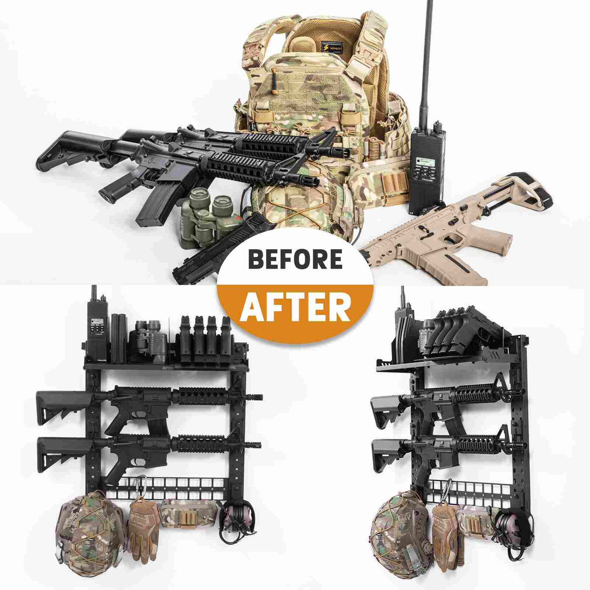 Lasd Gun Rack Votagoo Gun Rack for Wall, Indoor Gun Racks Wall Mount, Hang Up Gun Ra ...