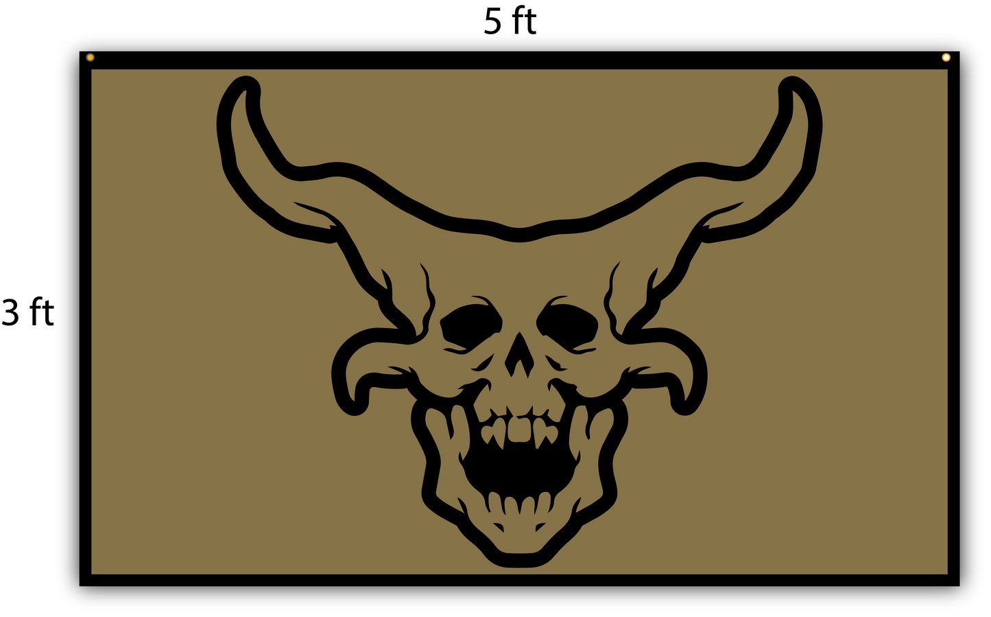 OG Demon Head Flag