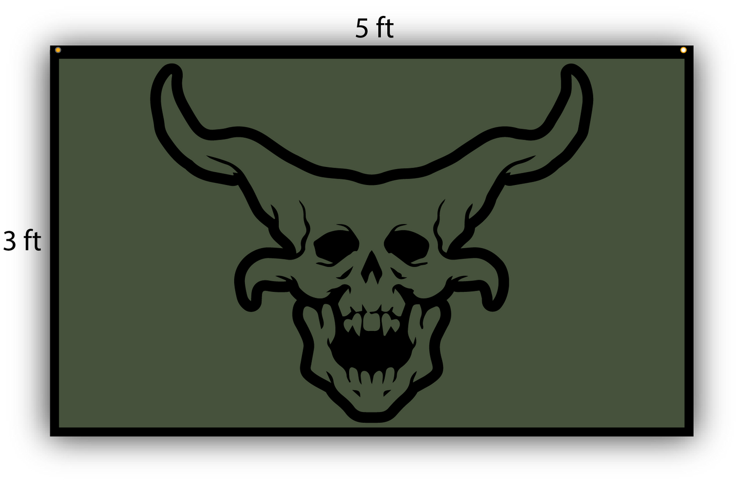 OG Demon Head Flag