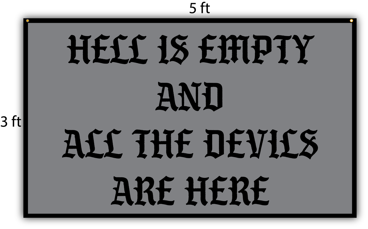 Hell is Empty Flag