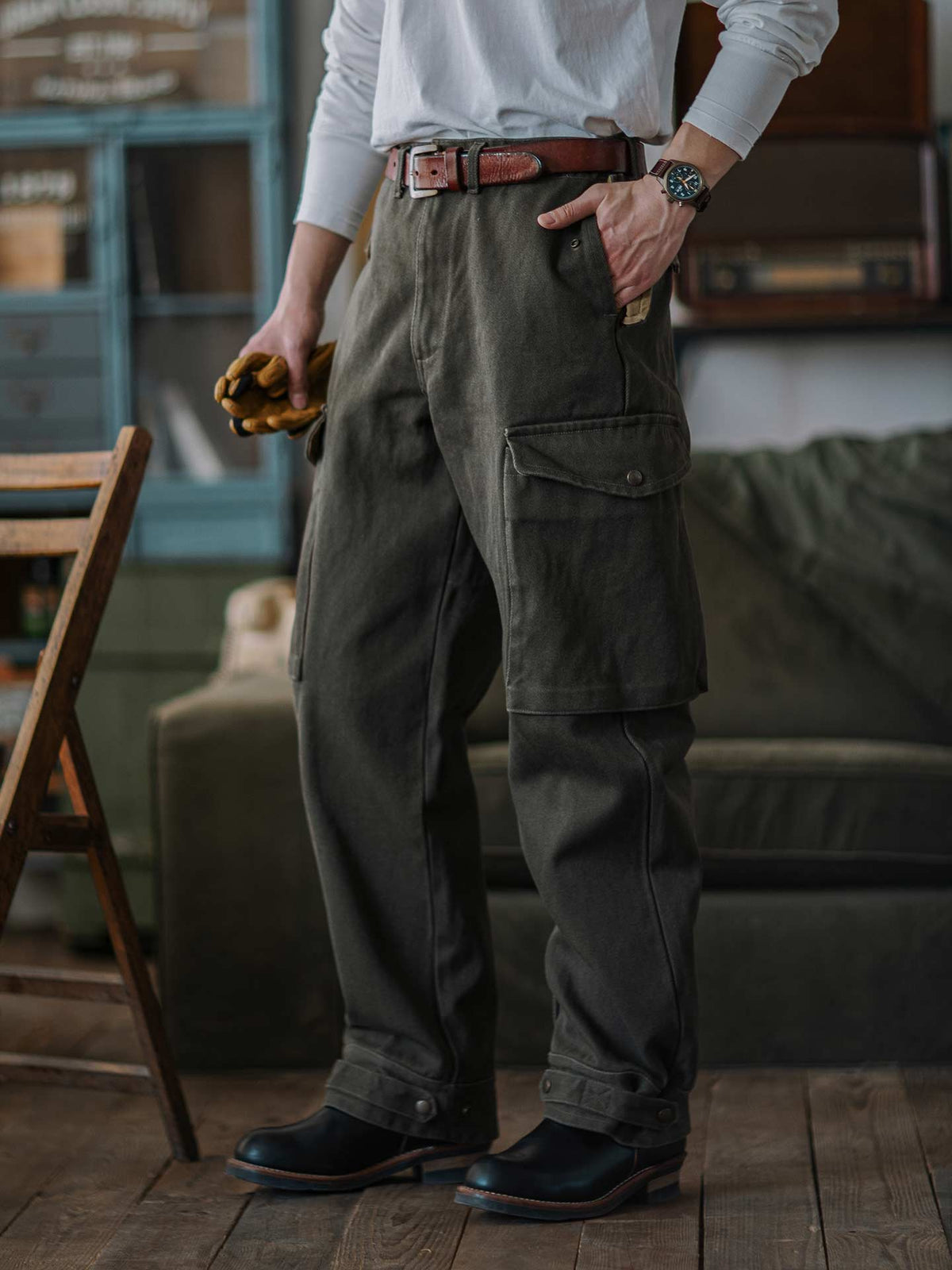 A10 Engineer Flight Pant -18 oz Twill Heavy-Duty Fabric